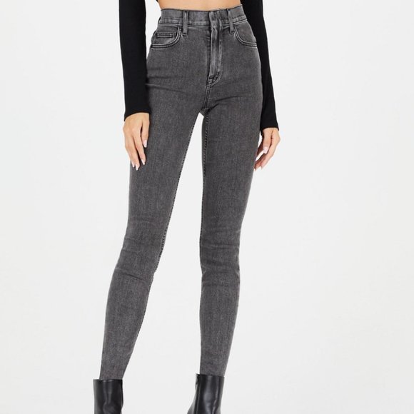 Cotton Citizen Jeans Cotton Citizen Cigarette Jean In Light Grey